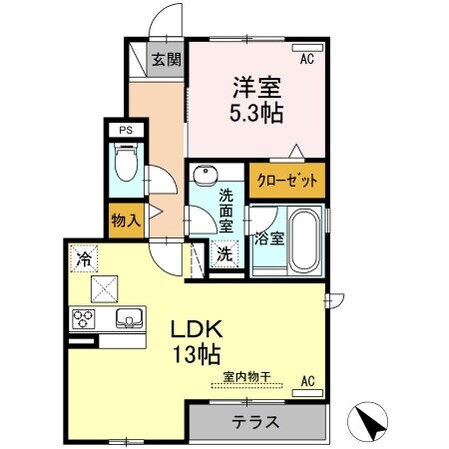 パーシモンの物件間取画像